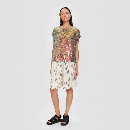 Sunset Sequin Bluse fra Bitte Kai Rand på model