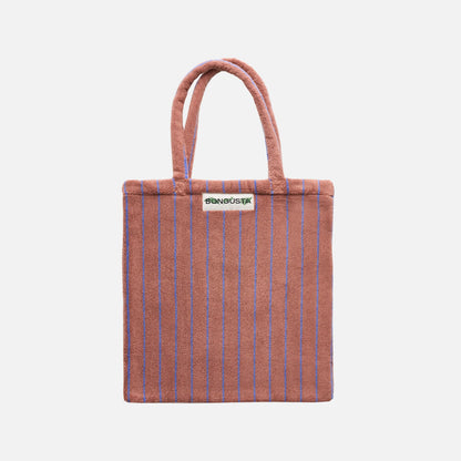 Naram Tote Bag fra Bongusta - Camel/Ultramarine