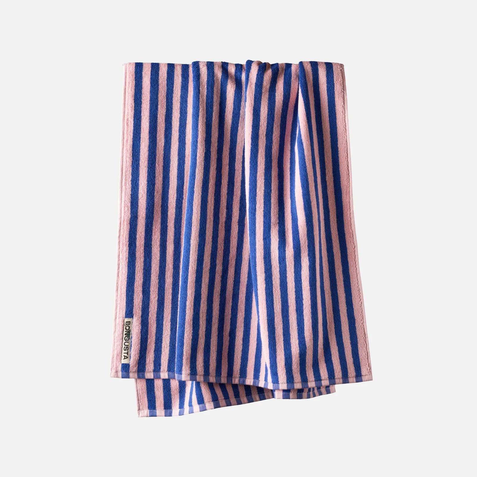 Naram håndklæder fra Bongusta i Dazzling Blue/Rose (70x140 cm)