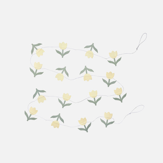 Tulip Garland fra Broste - Reed Yellow