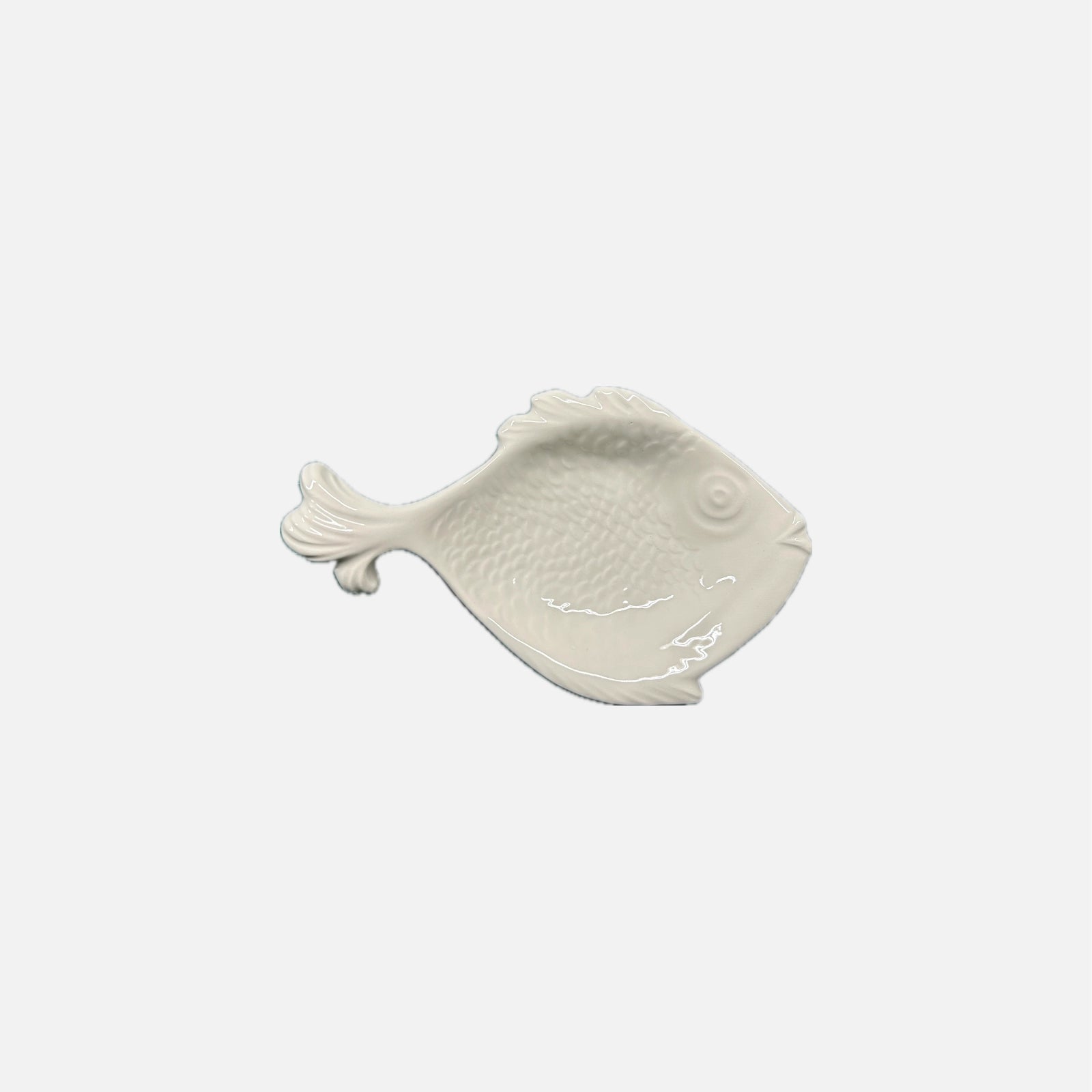 Fiskeformet Canapéfad fra Caja Company - Hvid