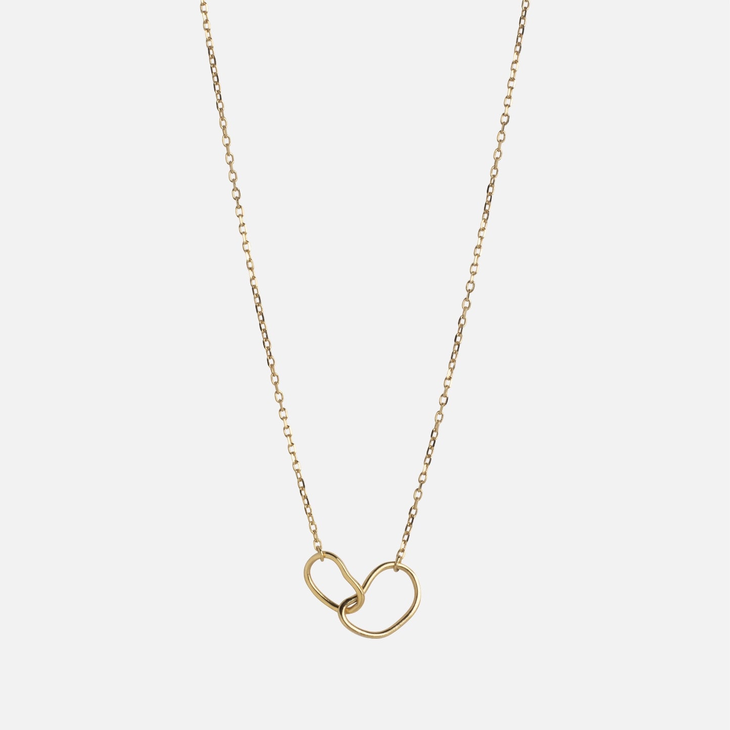 Organic Double Circle Necklace fra Enamel Copenhagen