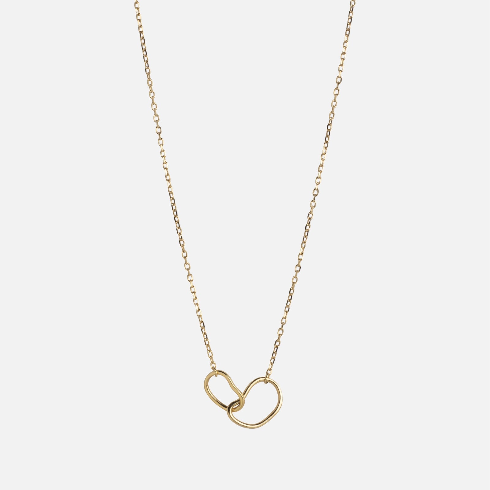 Organic Double Circle Necklace fra Enamel Copenhagen