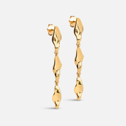 India Medium Earrings fra Enamel - Forgyldt