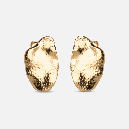 Maia Studs Large fra Enamel - Forgyldt