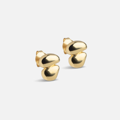 Melia Studs fra Enamel - Forgyldt