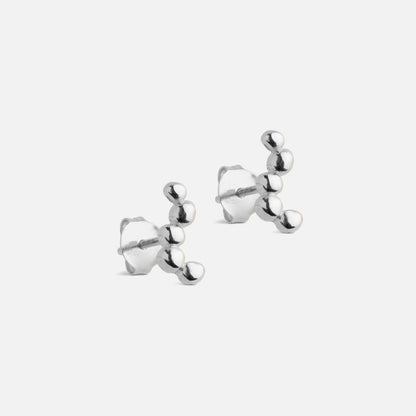 Nara Long Studs fra Enamel - Sølv