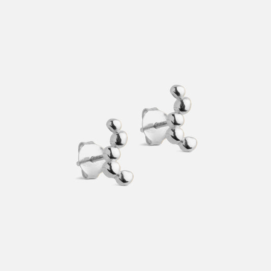 Nara Long Studs fra Enamel - Sølv