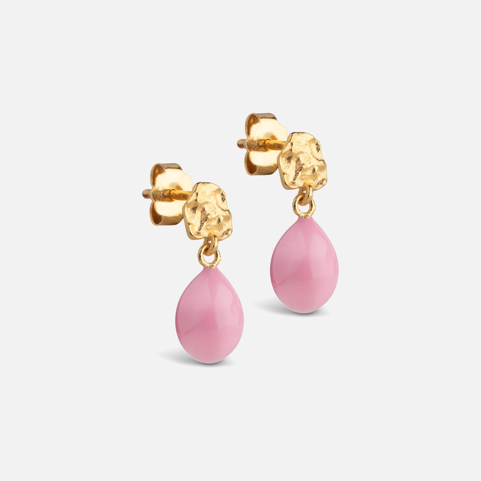Poe Studs fra Enamel - Pink