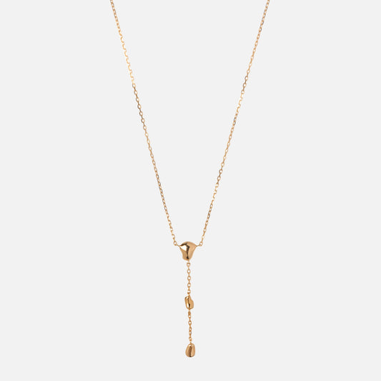 Talia Necklace - Enamel Copenhagen - Guld - Detalje