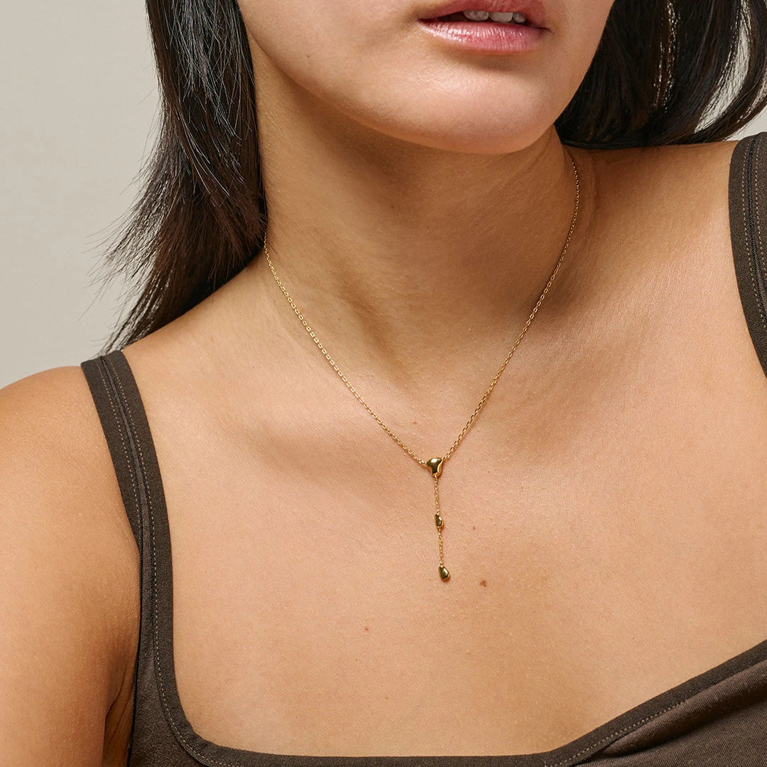 Talia Necklace - Enamel Copenhagen - Guld - Model