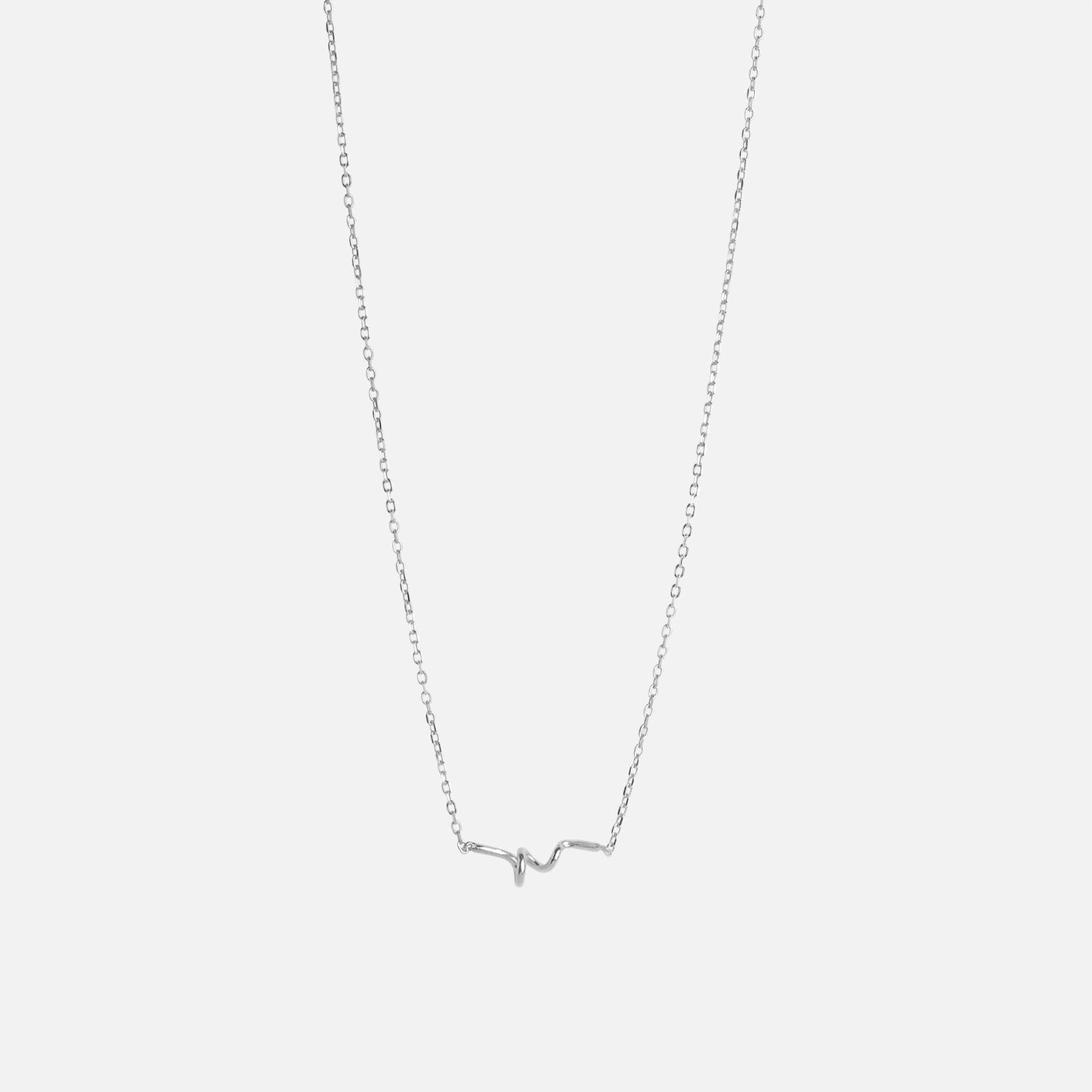 Twist Necklace fra Enamel i sølv