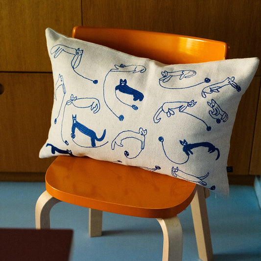 Garnkatter Embroidered Cushion Cover - Fine Little Day