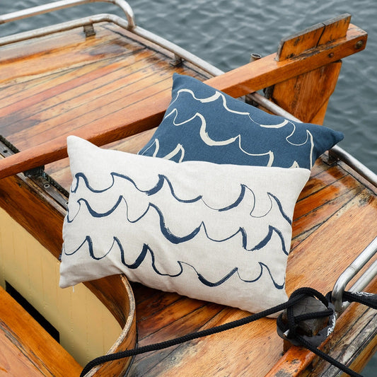 Wave Cushion Covers - Fine Little Day 