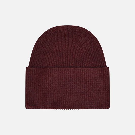 Basel Beanie fra Frau - Red Mahogany