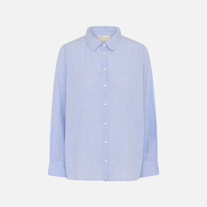 Dhaka Shirt - Frau - Baby Lavender Stripe