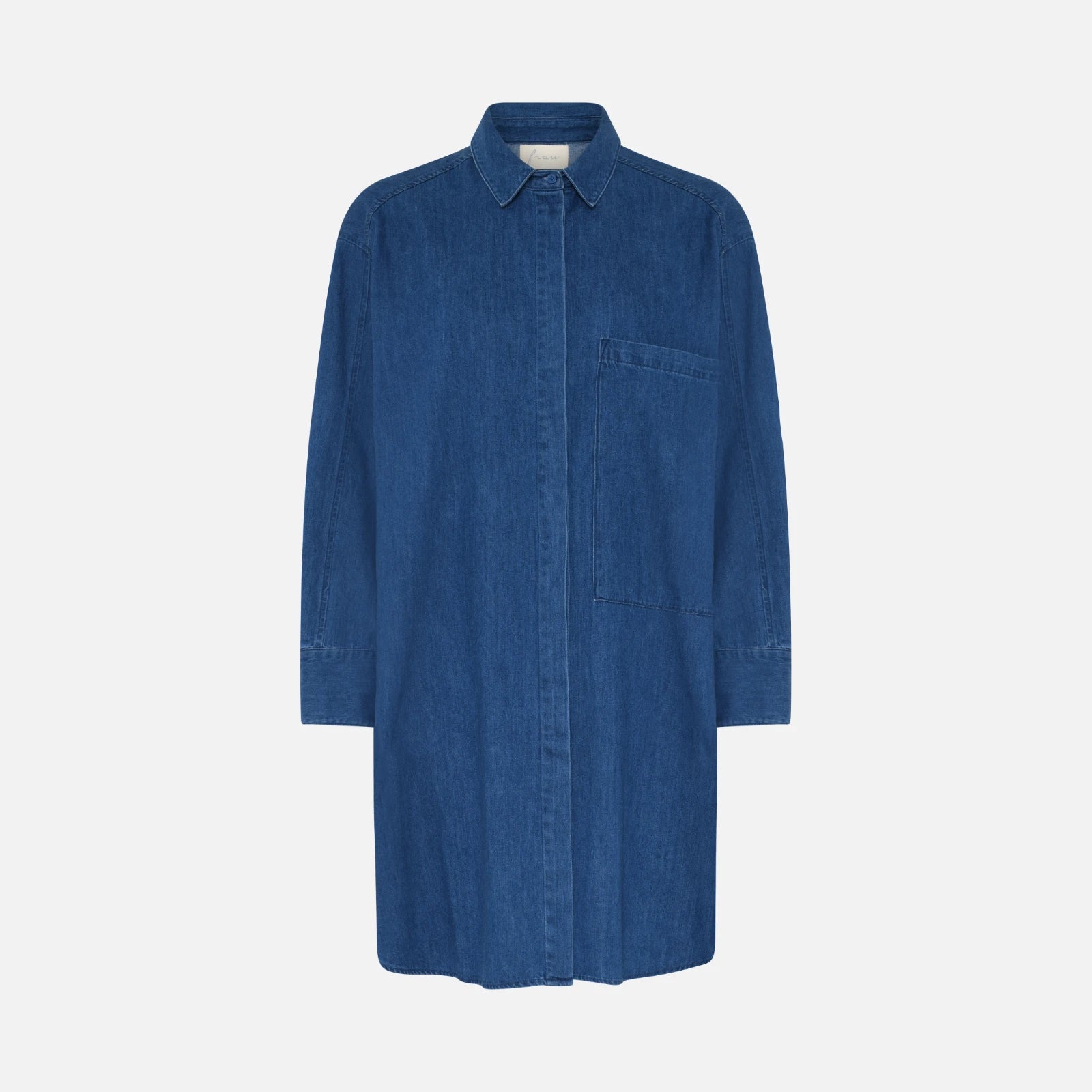 Lyon Long Denim Shirt fra Frau - Clear Blue Denim