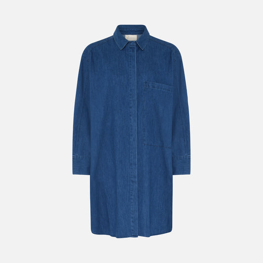 Lyon Long Denim Shirt fra Frau - Clear Blue Denim