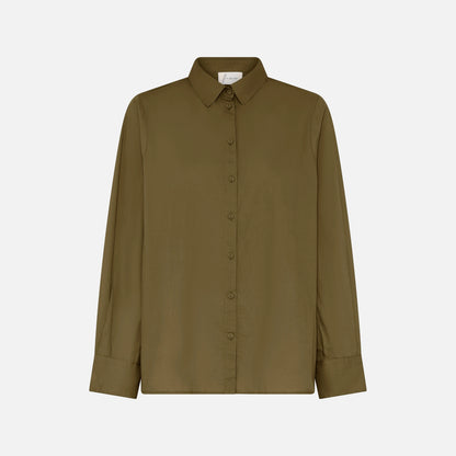 Dhaka skjorte fra Frau - Military Olive