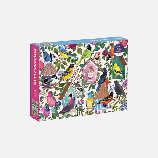 Birdhouse Lane Puslespil fra Galison