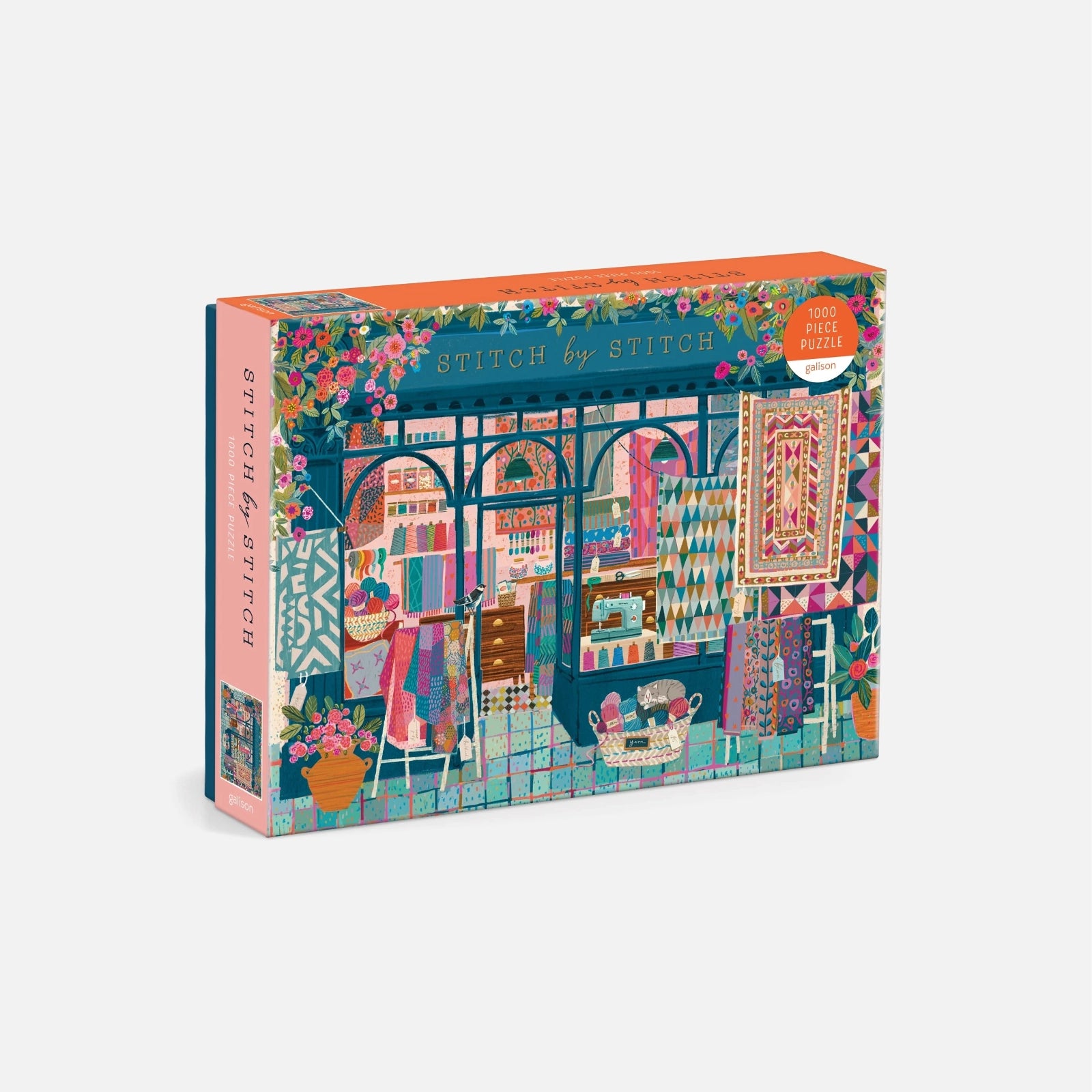 Stitch by Stitch puslespil fra Galison