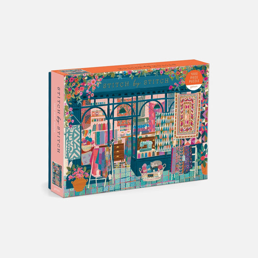 Stitch by Stitch puslespil fra Galison