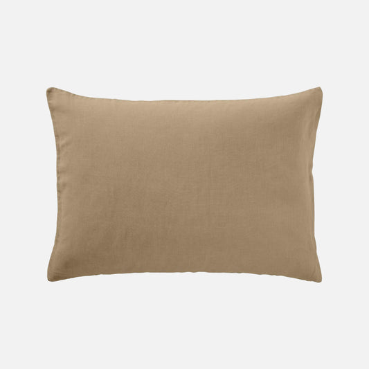 Aflang Hørpude fra Ibb Laursen - 50x70 cm - Truffle