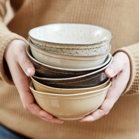 Dunes Müsliskål fra Ib Laursen - Sand - Stablet