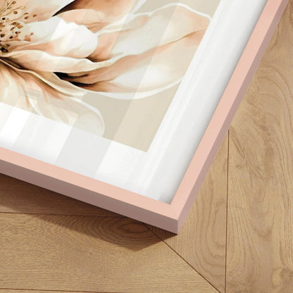 Farvet ramme fra Incado - Dirty Rose - Detalje