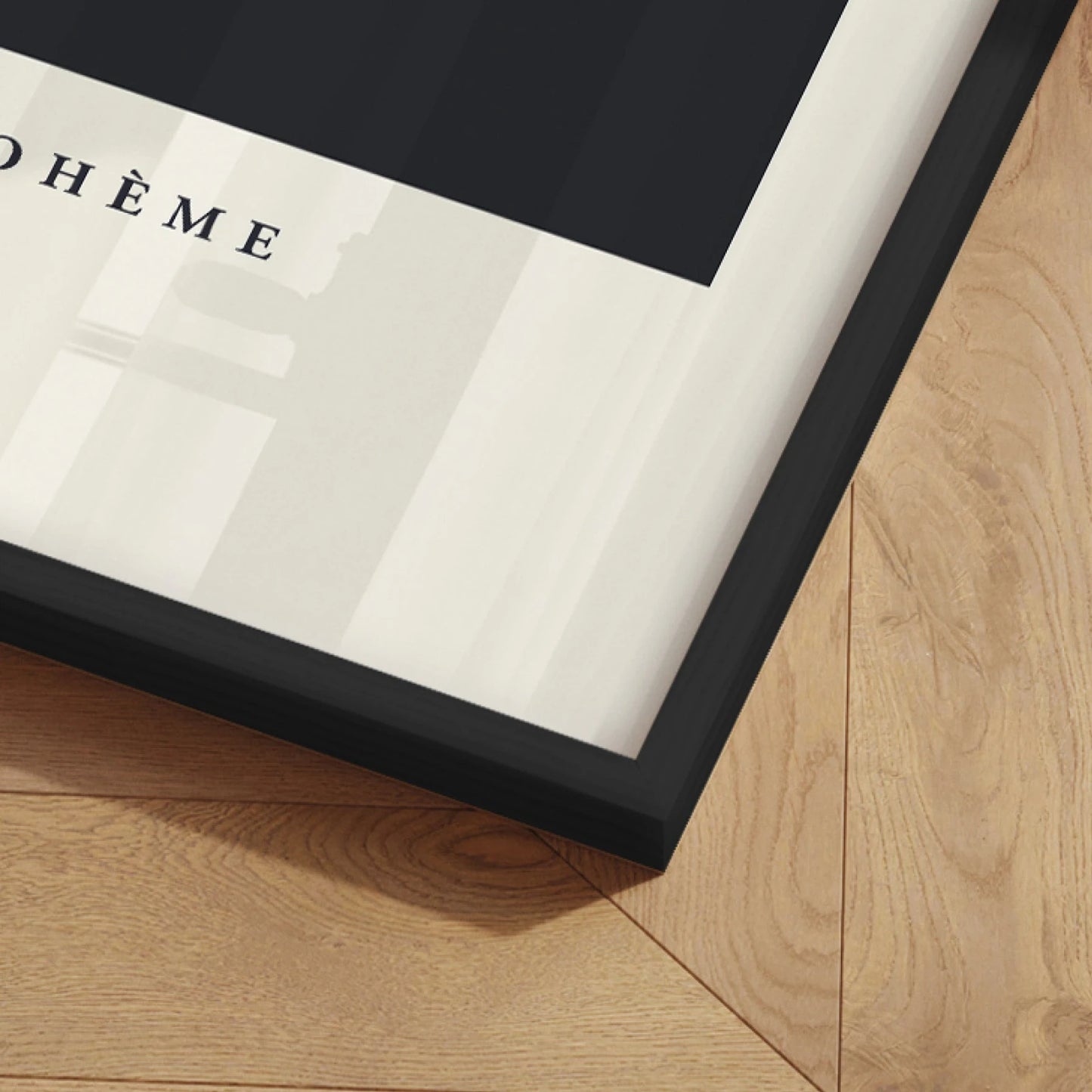 Farvet Ramme fra Incado - Liquorice - Detalje