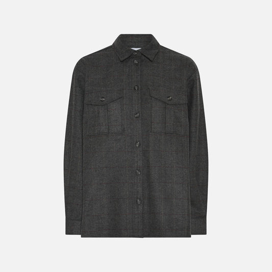 Checki Shirt fra La Rouge - Brown