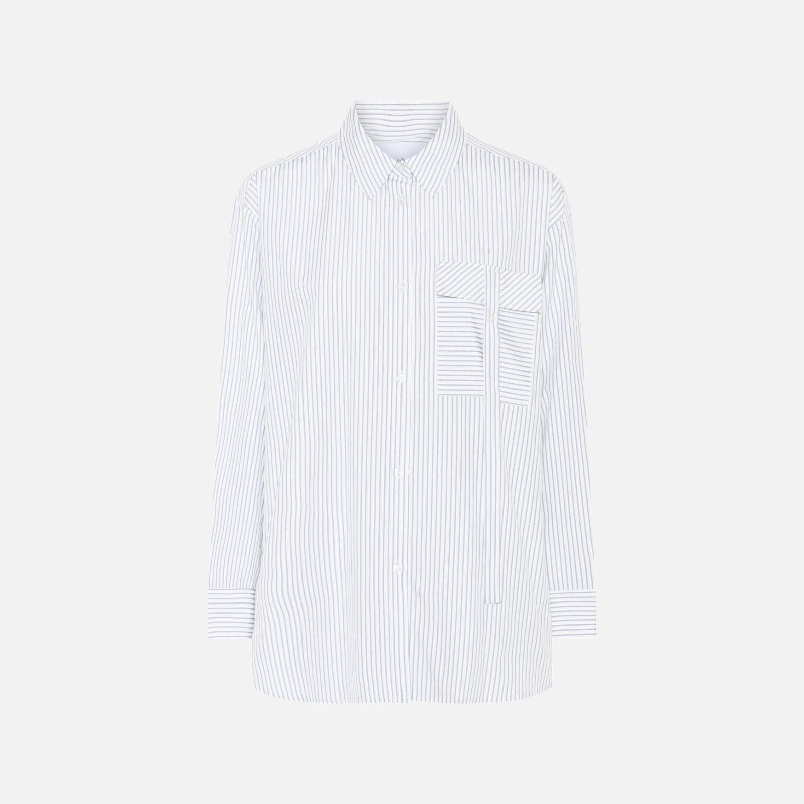 Sela Shirt fra La Rouge - White Stripe