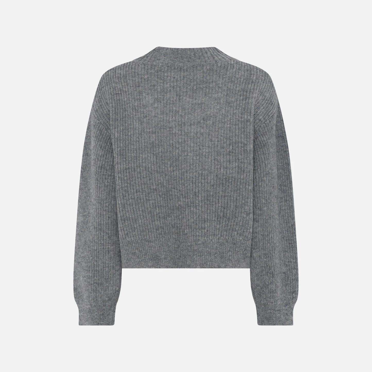 Sisse Knit fra La Rouge - Grey Melange - Ryg