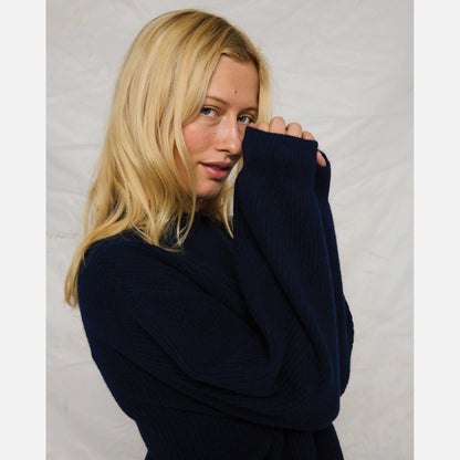 Sisse Knit fra La Rouge - Grey Melange - Detaljefoto