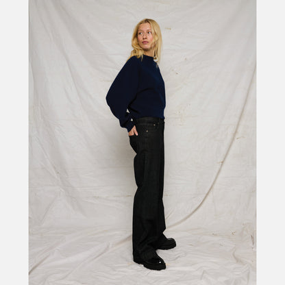 Sisse Knit fra La Rouge - Navy - Model fra siden