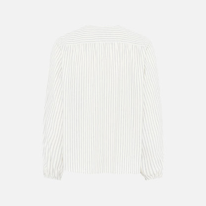 Stinna Shirt fra La Rouge - Blue/White - Ryg
