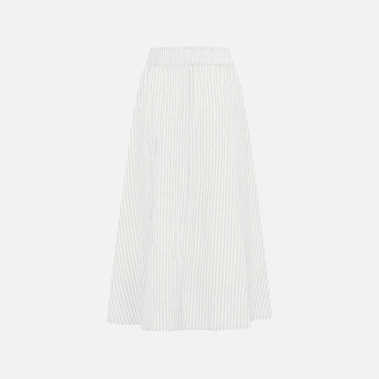Stinna Skirt fra La Rouge - Blue/White - Set bagfra