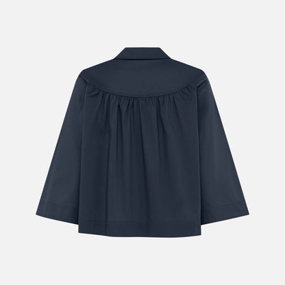 Vilma Shirt fra La Rouge - Navy - Ryg