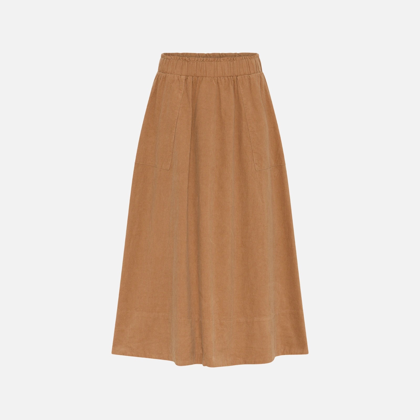 Vilma Skirt Fløjl - La Rouge - Camel