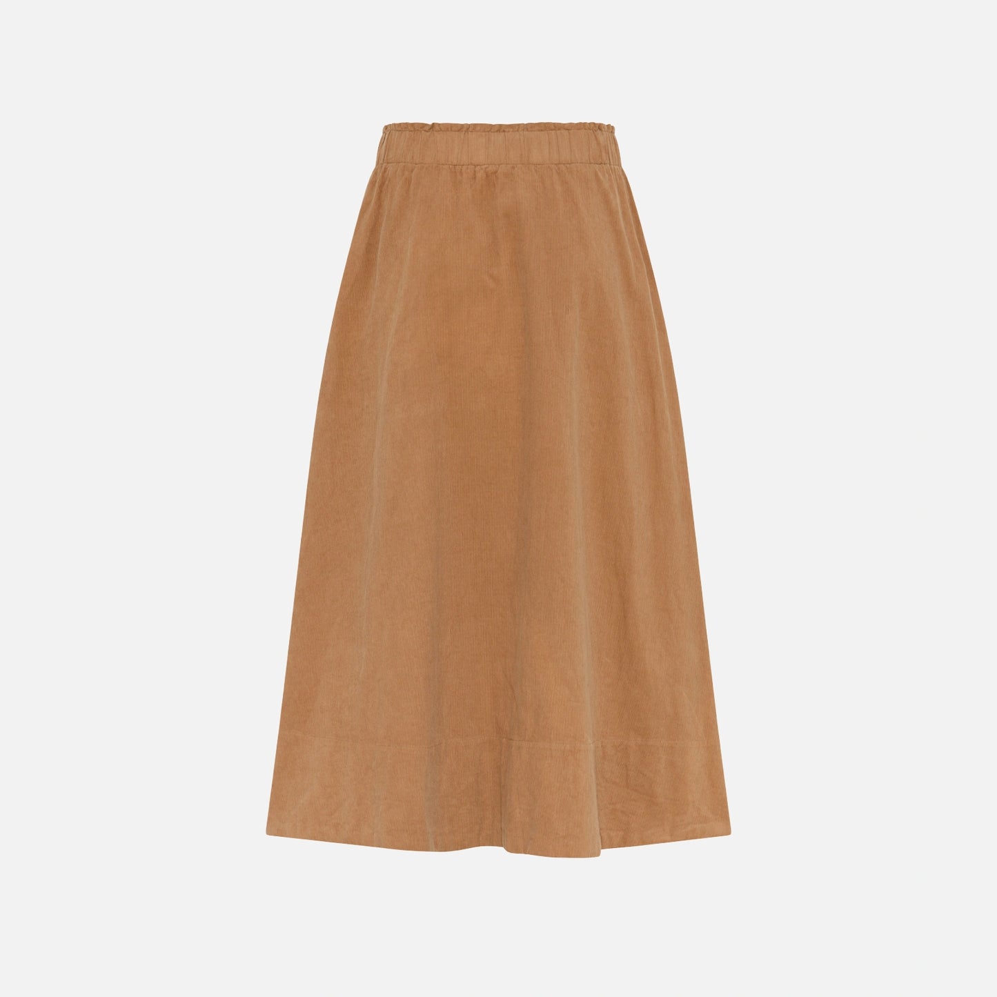 Vilma Skirt Fløjl - La Rouge - Camel - Bagfra