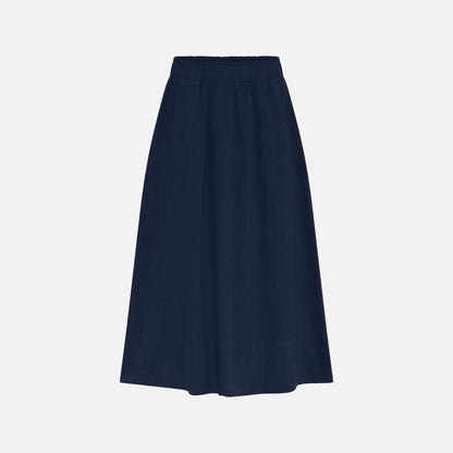 Vilma Skirt Fløjl - La Rouge -  Navy