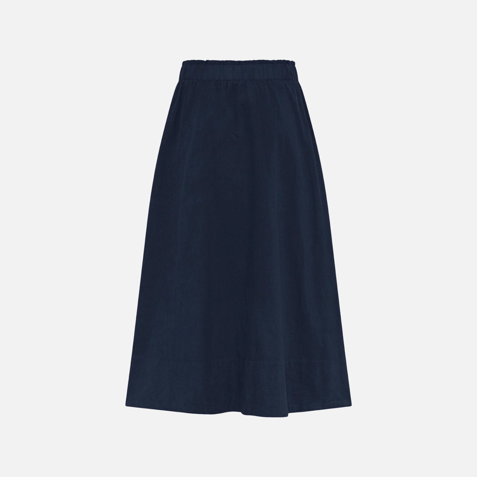 Vilma Skirt Fløjl - La Rouge -  Navy - Bagfra