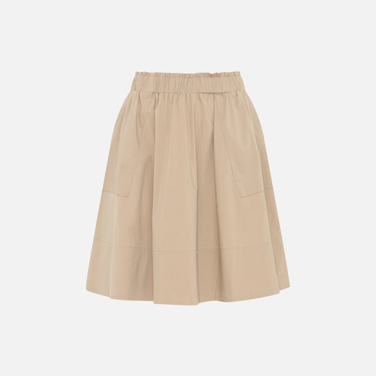 Vilma Skirt Short fra La Rouge - Sand