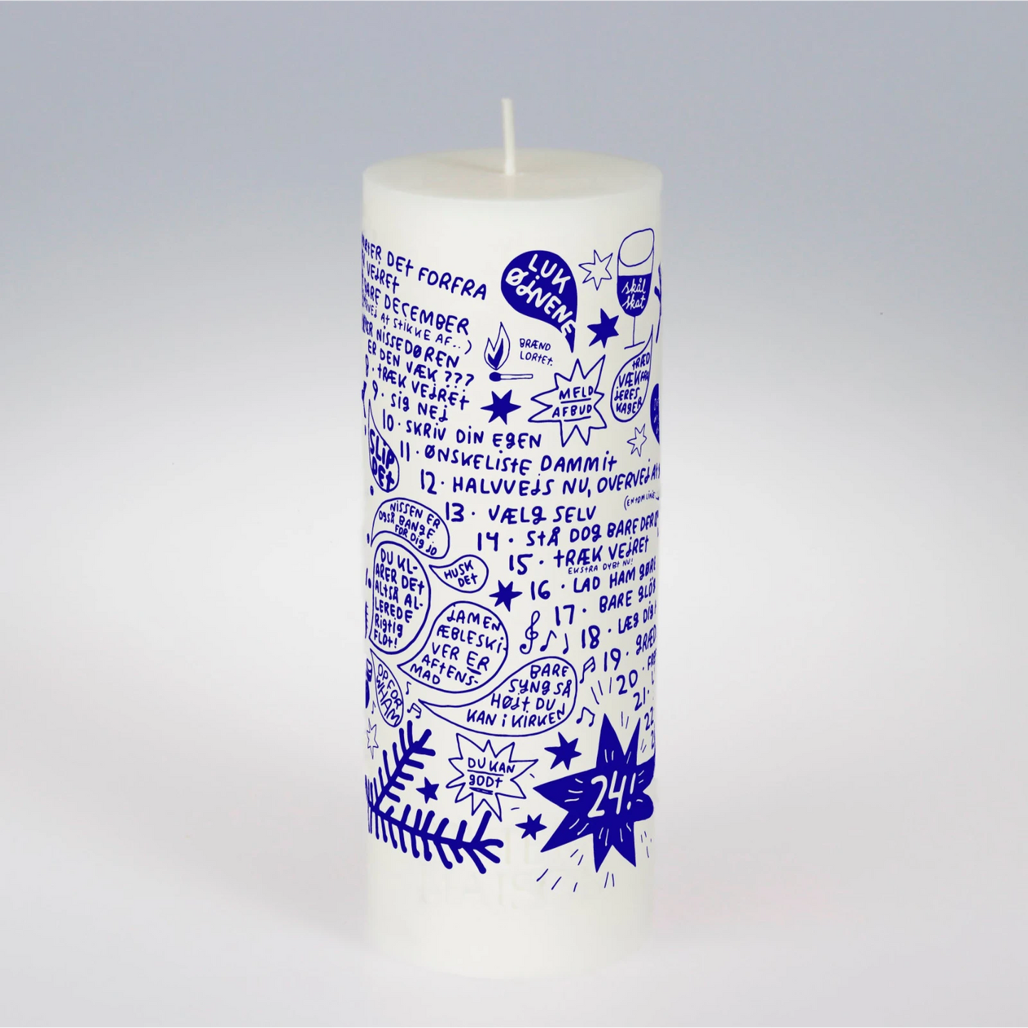 Line Jensen Kalenderlys 2025 - bagside