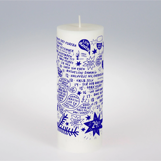 Line Jensen Kalenderlys 2025 - bagside