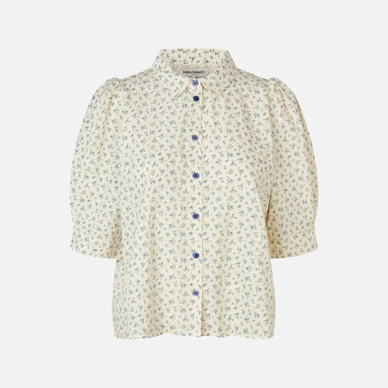 Bono Shirt fra Lolly' Laundry - Blue Flower