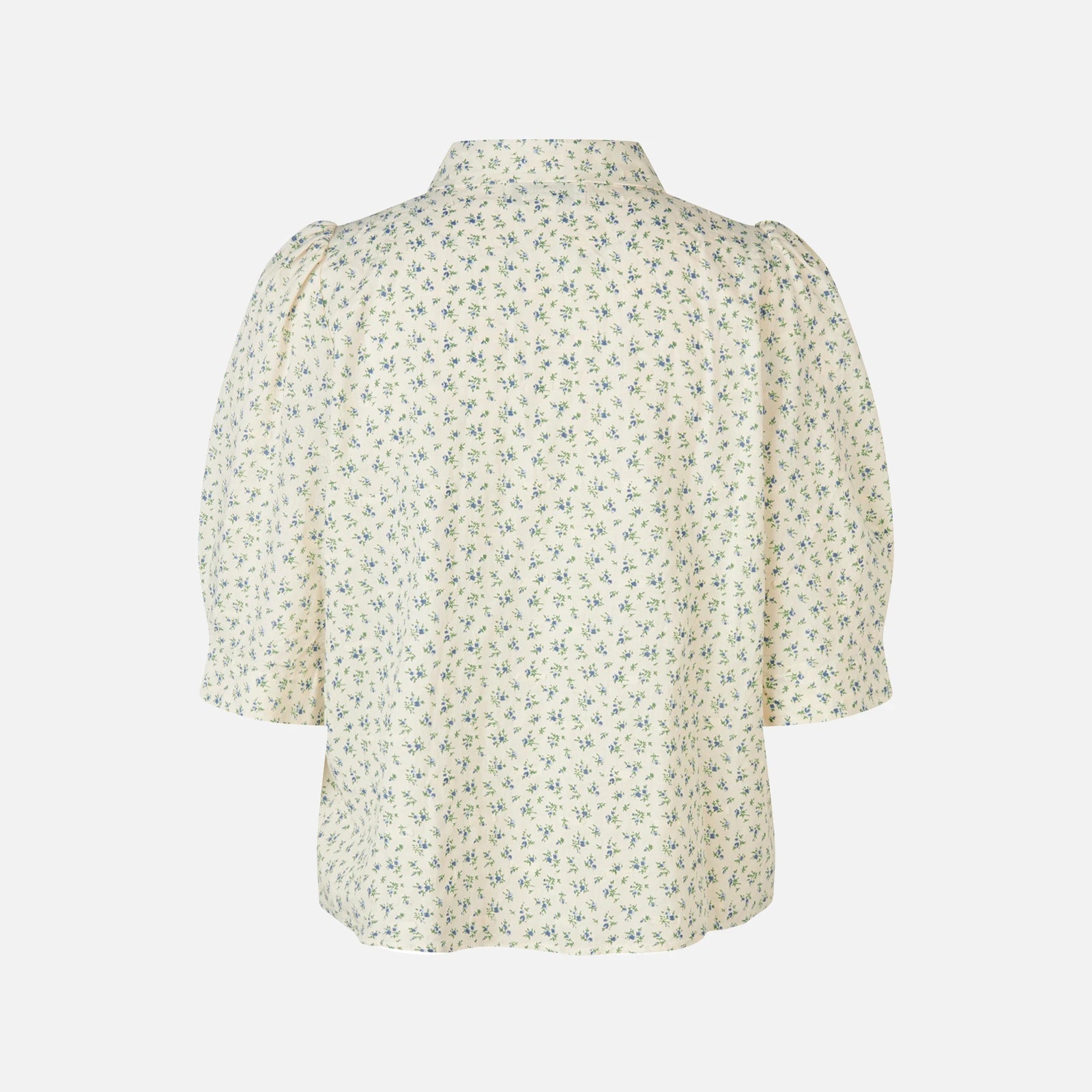 Bono Shirt fra Lolly' Laundry - Blue Flower - Ryg