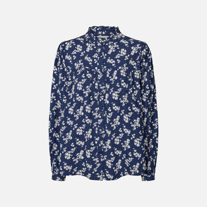 Cara Shirt fra Lolly's Laundry i Dark Blue