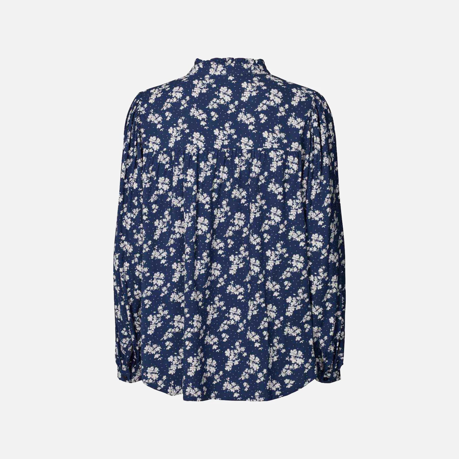 Cara Shirt fra Lolly's Laundry i Dark Blue (ryg)