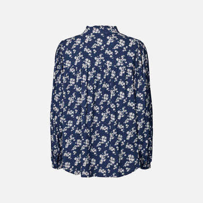 Cara Shirt fra Lolly's Laundry i Dark Blue (ryg)